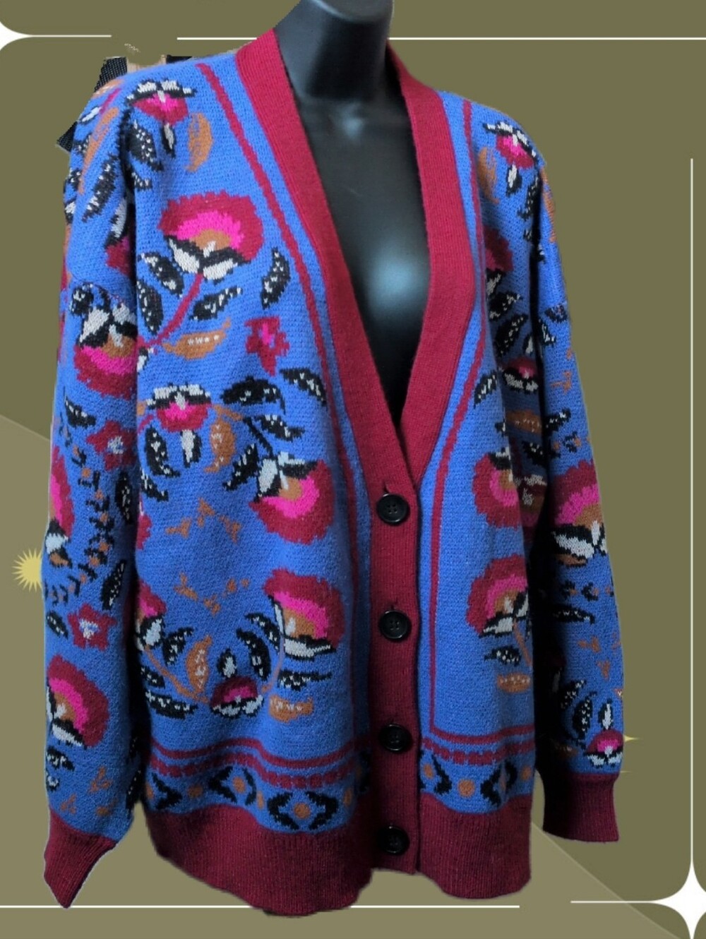 ✨Nwt Farm Rio Palms Paradise Cardigan size m